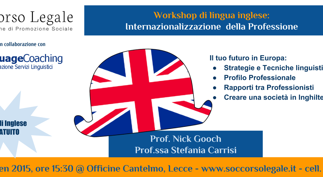 Workshop di lingua inglese a Lecce